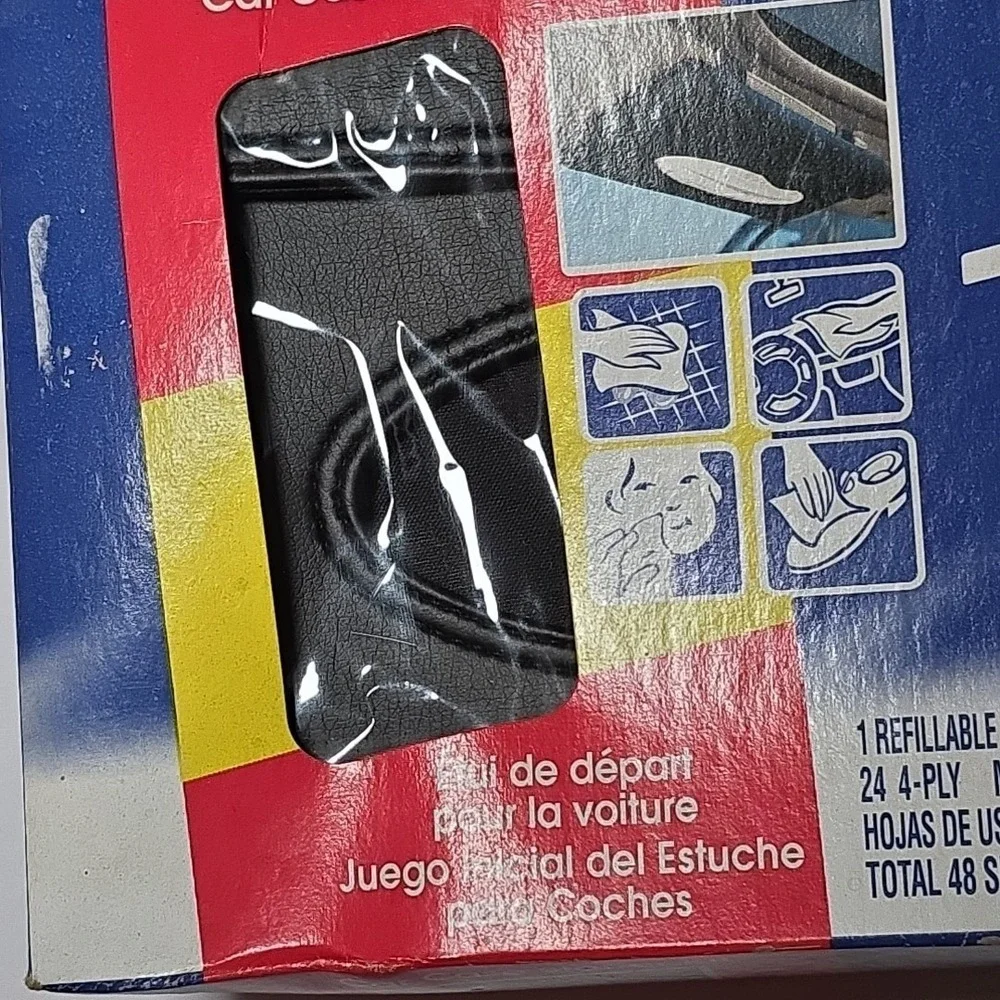 Tempo Car Visor Tissue Holder Car Case Starter Kit 2000 NEW